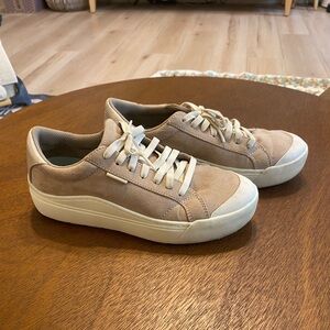 Dr. Schools dusty pink shoes